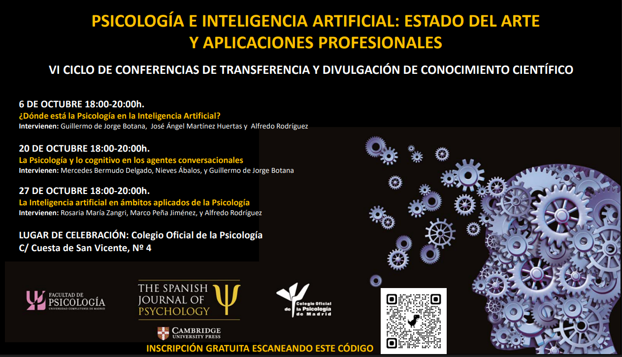 VI CICLO CONFERENCIAS DE TRANSFERENCIA Y DIVULGACIÓN DEL CONOCIMIENTO CIENTÍFICO